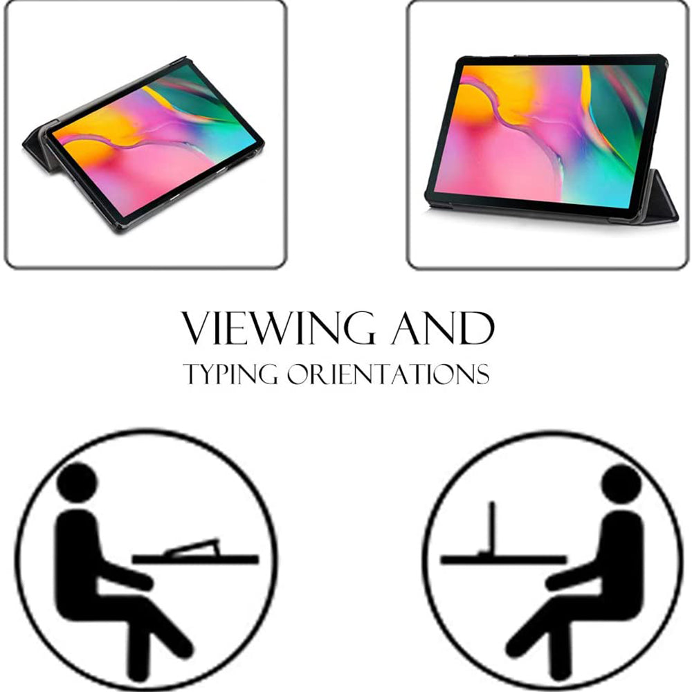 Funda para Samsung Galaxy Tab A 10.1 (2019), Techsuit, FoldPro, Negra