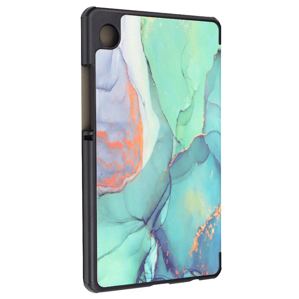 Funda para Samsung Galaxy Tab A11+ / Tab A9+, Techsuit, FoldPro Green Time, Multicolor