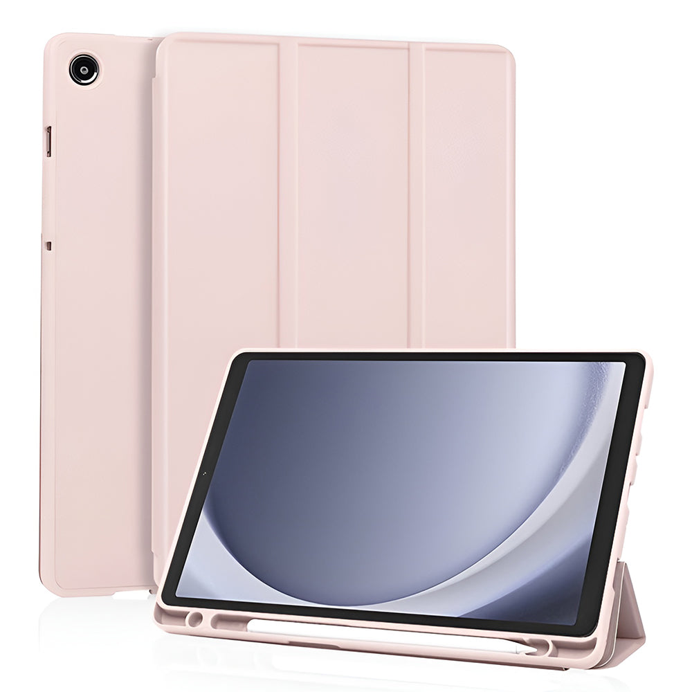 Funda para Samsung Galaxy Tab A11 / Tab A9, Techsuit, Flex Trifold New Model, Rosa