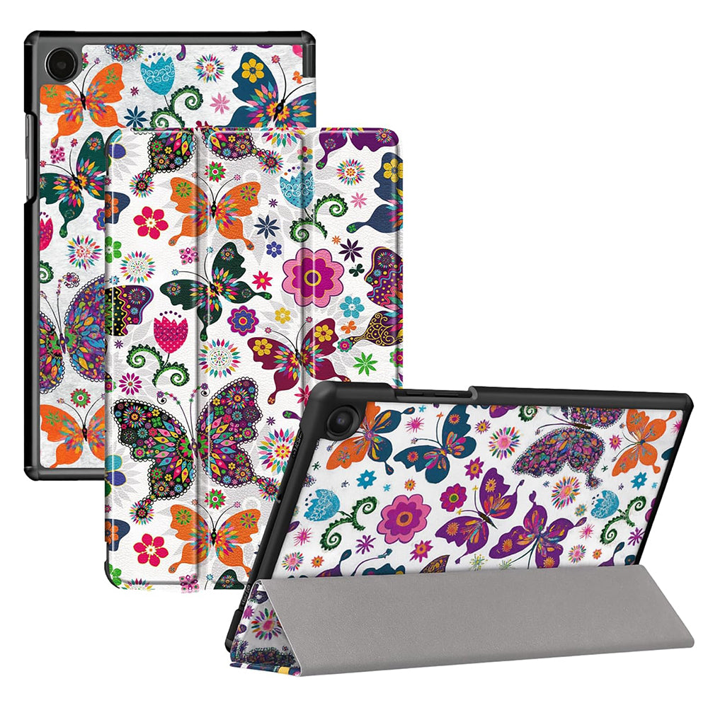 Funda para Samsung Galaxy Tab A11 / Tab A9, Techsuit, FoldPro Butterfly Nuevo Modelo, Multicolor