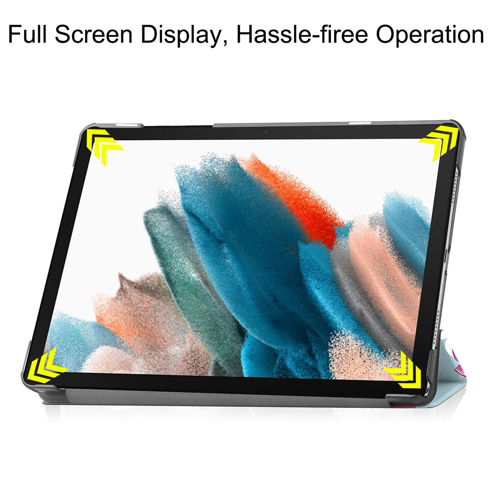 Funda para Samsung Galaxy Tab A9+, Techsuit, FoldPro Unicorn, Multicolor