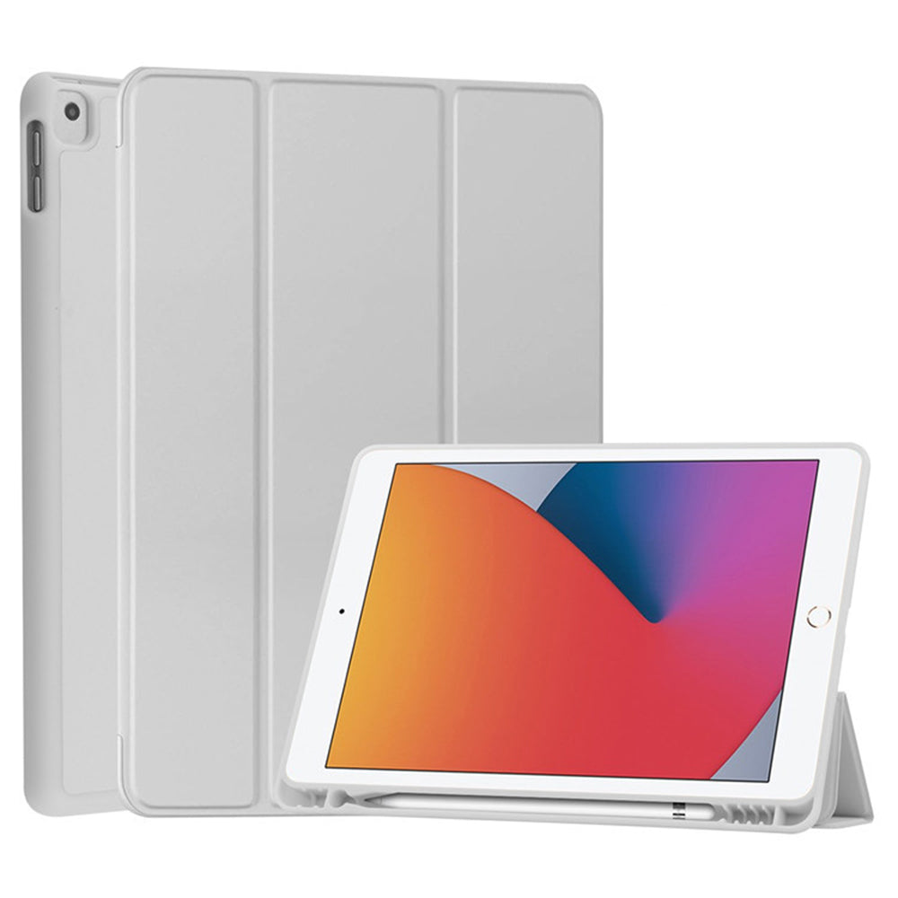 Funda para Samsung Galaxy Tab S10 FE+, Techsuit, Flex Trifold, Gris