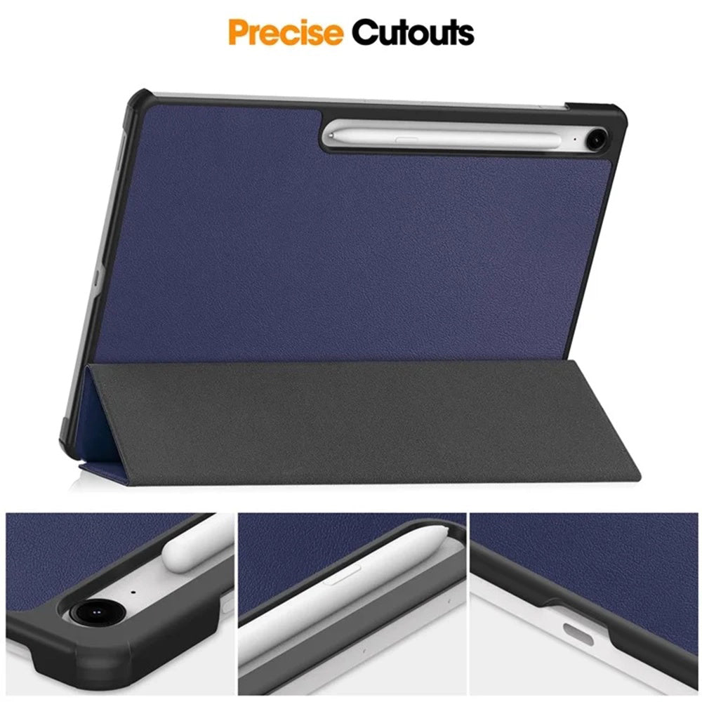 Funda para Samsung Galaxy Tab S10 FE+, Techsuit, FoldPro, Roja