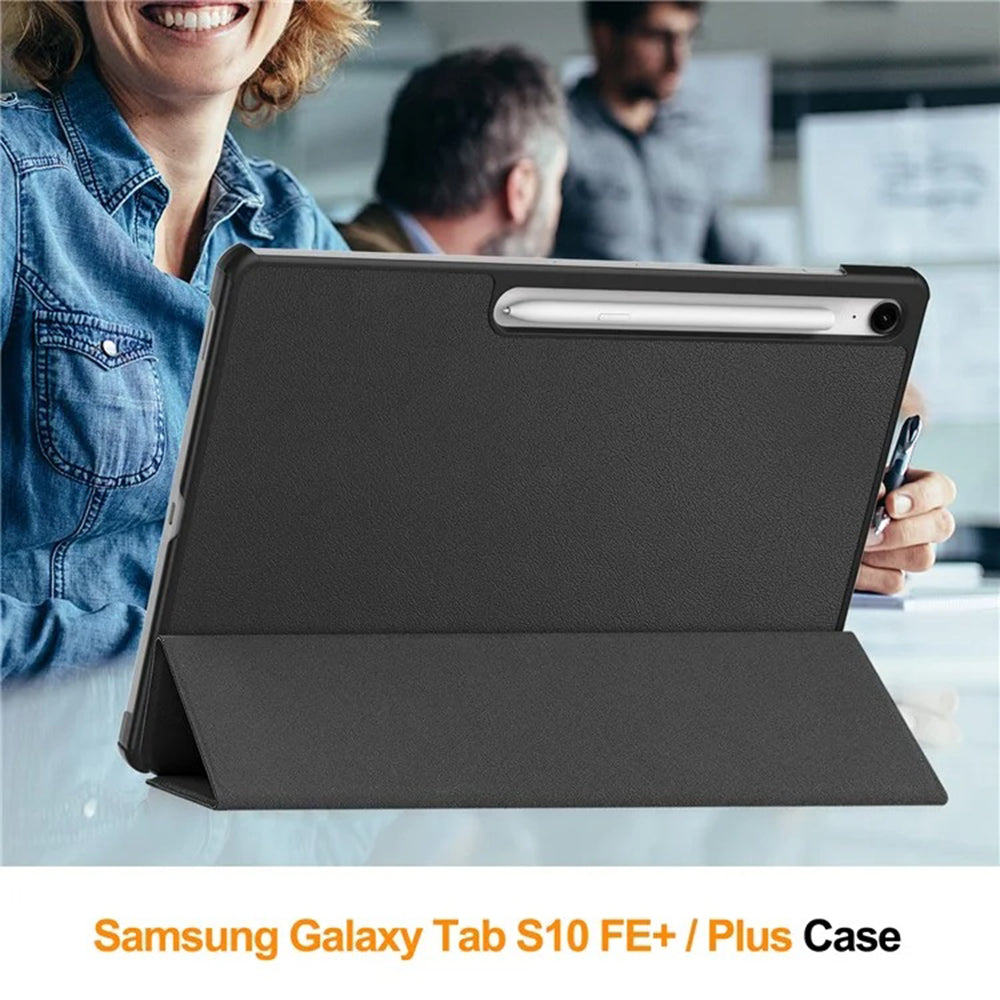 Funda para Samsung Galaxy Tab S10 FE+, Techsuit, FoldPro Starry Night, Multicolor