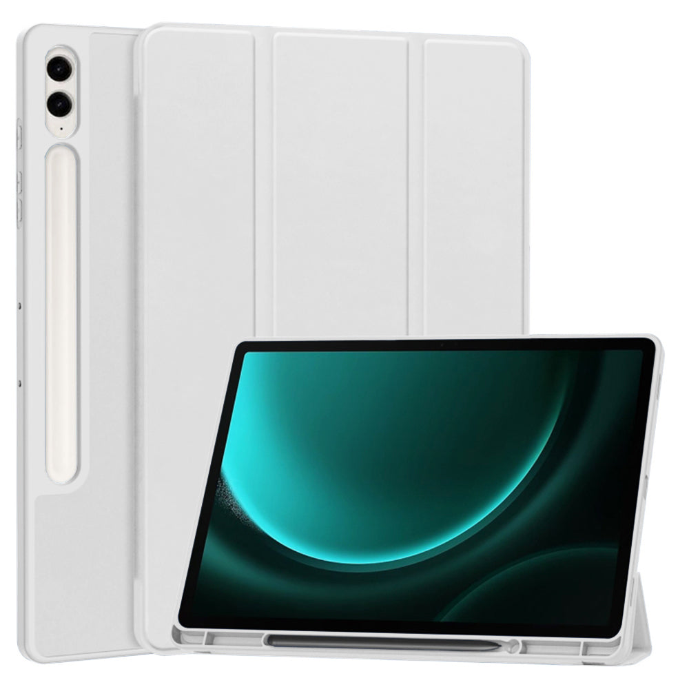 Funda para Samsung Galaxy Tab S10+ / Tab S9 FE+ / Tab S9+, Techsuit, Flex Trifold, Gris