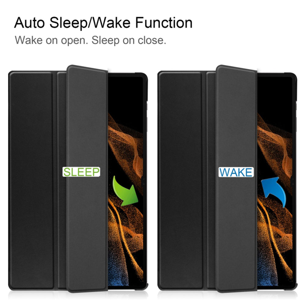 Funda para Samsung Galaxy Tab S10+ / Tab S9 FE+ / Tab S9+, Techsuit, FoldPro, Negra