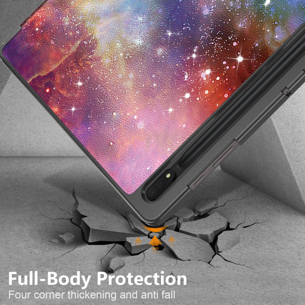 Funda para Samsung Galaxy Tab S10 Ultra / Tab S9 Ultra / Tab S8 Ultra, Techsuit, FoldPro Galaxy, Multicolor
