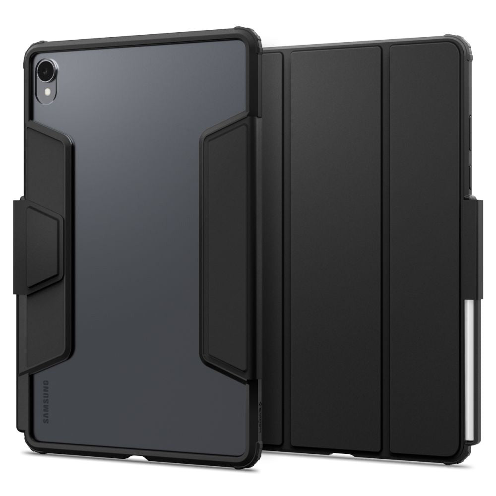 Funda para Samsung Galaxy Tab S11, Spigen, Ultra Hybrid Pro, Negra ACS10212