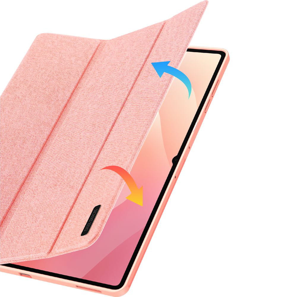 Funda para Samsung Galaxy Tab S12 Ultra / Tab S11 Ultra, DUX DUCIS, Domo con soporte para lápiz, rosa