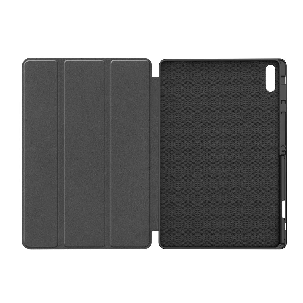 Funda para Samsung Galaxy Tab S12 Ultra / Tab S11 Ultra, Techsuit, Flex Trifold, Verde Matcha