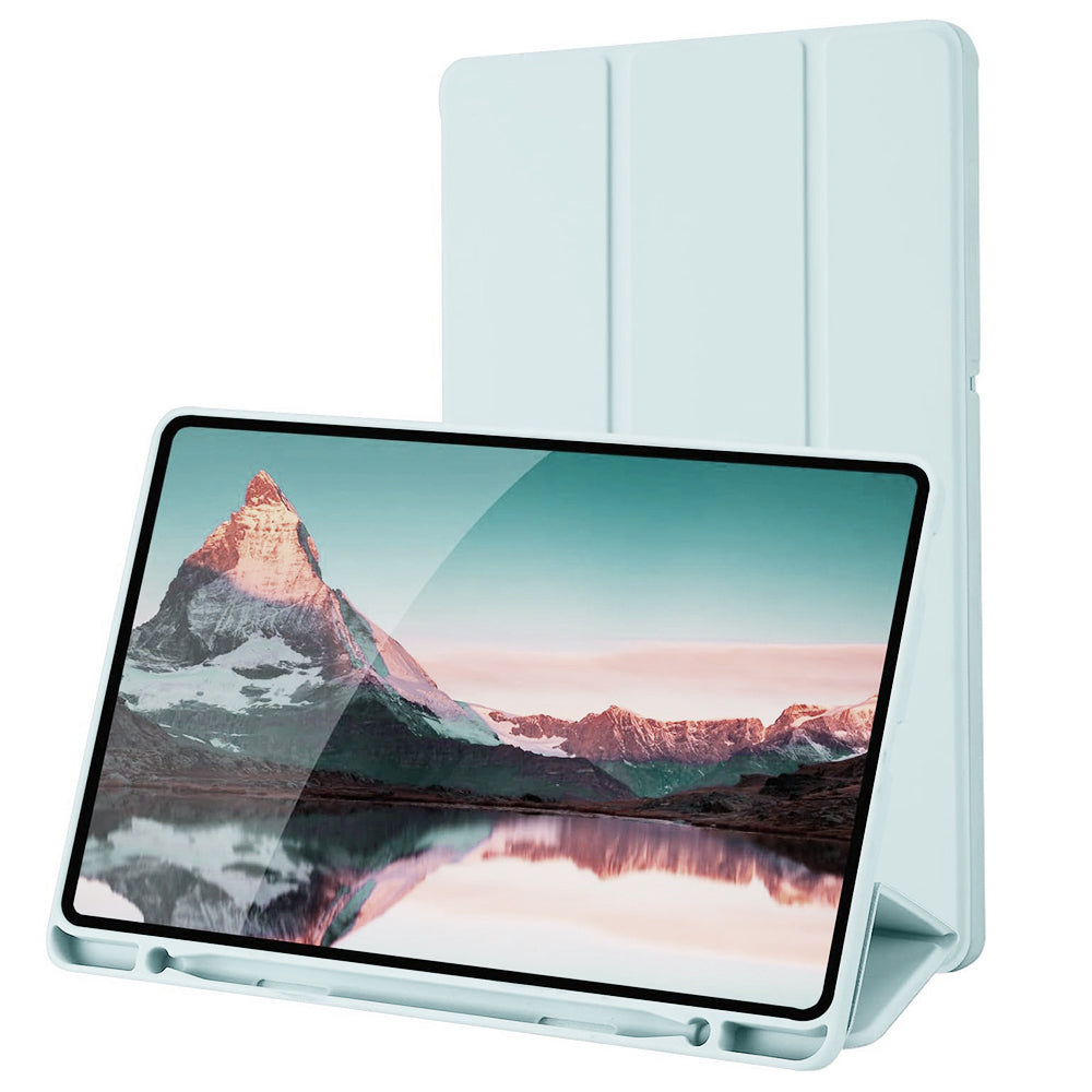 Funda para Samsung Galaxy Tab S6 Lite (2024) / Tab S6 Lite (2022) / Tab S6 Lite (2020), Techsuit, Flex Trifold, Azul