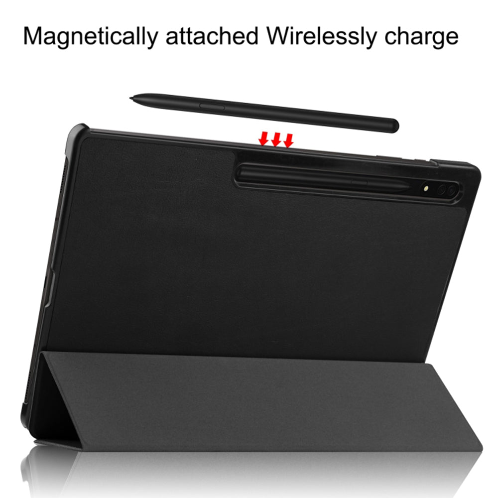 Funda para Samsung Galaxy Tab S8 Ultra, Techsuit, FoldPro, Negra