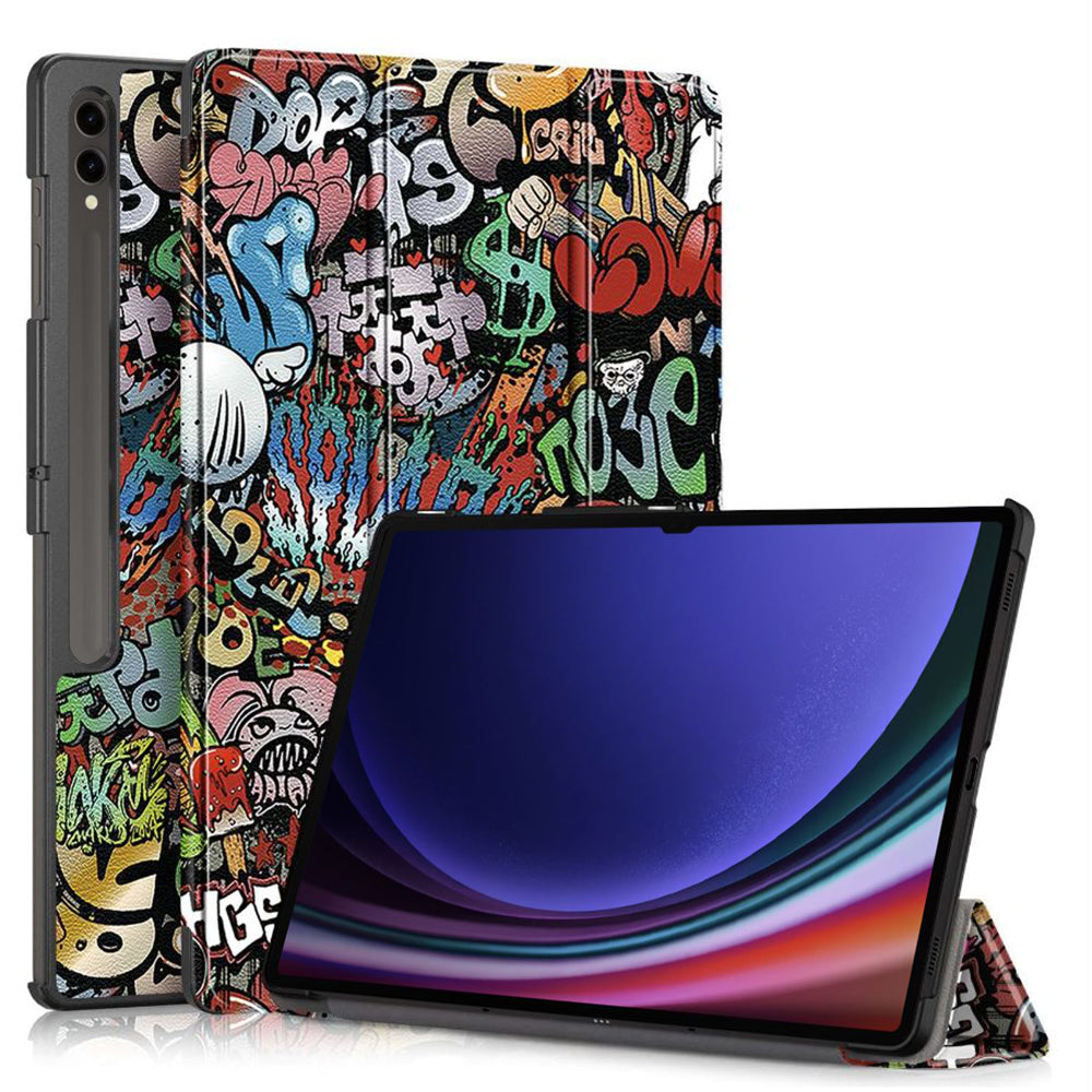 Funda para Samsung Galaxy Tab S8 Ultra, Techsuit, FoldPro Urban Vibe, Multicolor