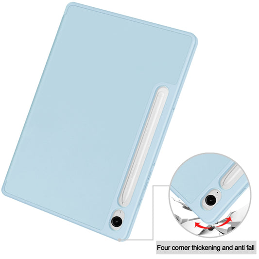 Funda para Samsung Galaxy Tab S9 FE / Tab S9 / Tab S10 FE, Techsuit, Flex Trifold, Azul