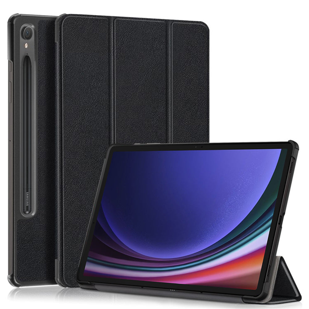 Funda para Samsung Galaxy Tab S9 FE / Tab S9 / Tab S10 FE, Techsuit, FoldPro, Negra