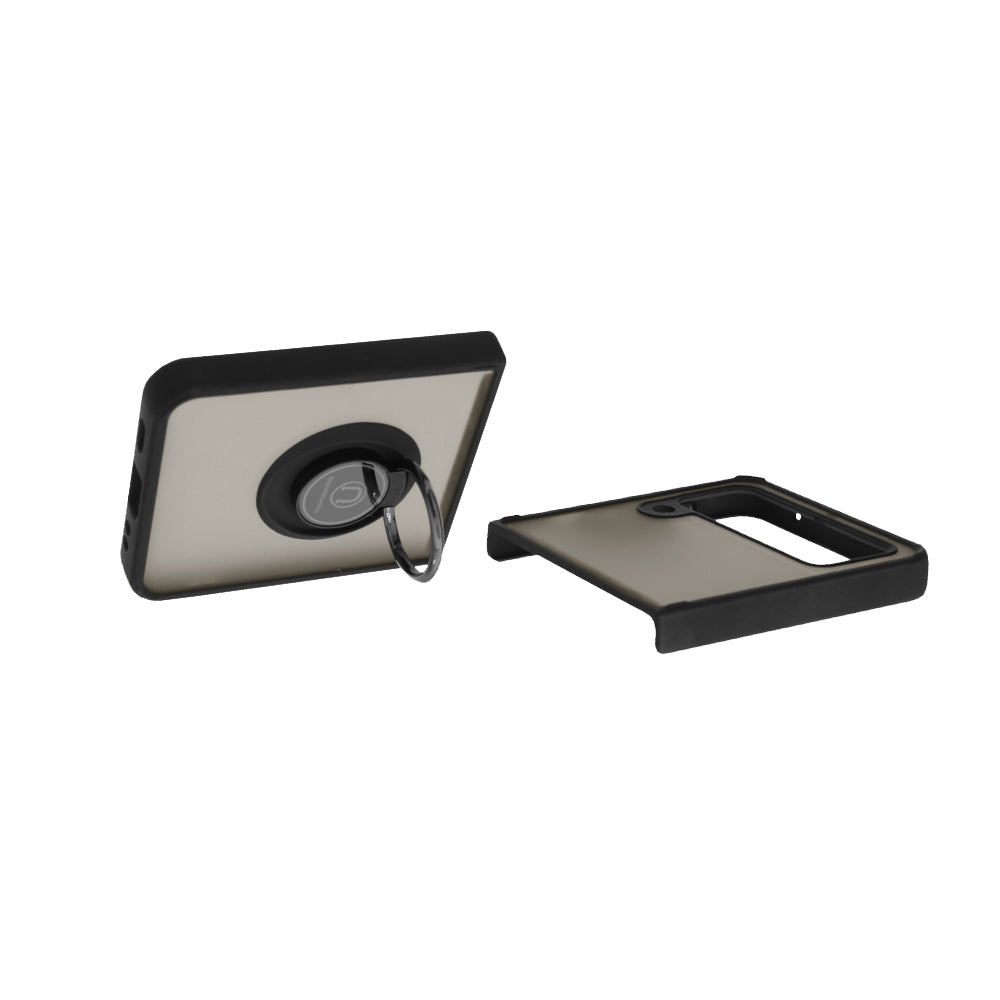 Funda para Samsung Galaxy Z Flip3 5G F711, Techsuit, Glinth, Negra