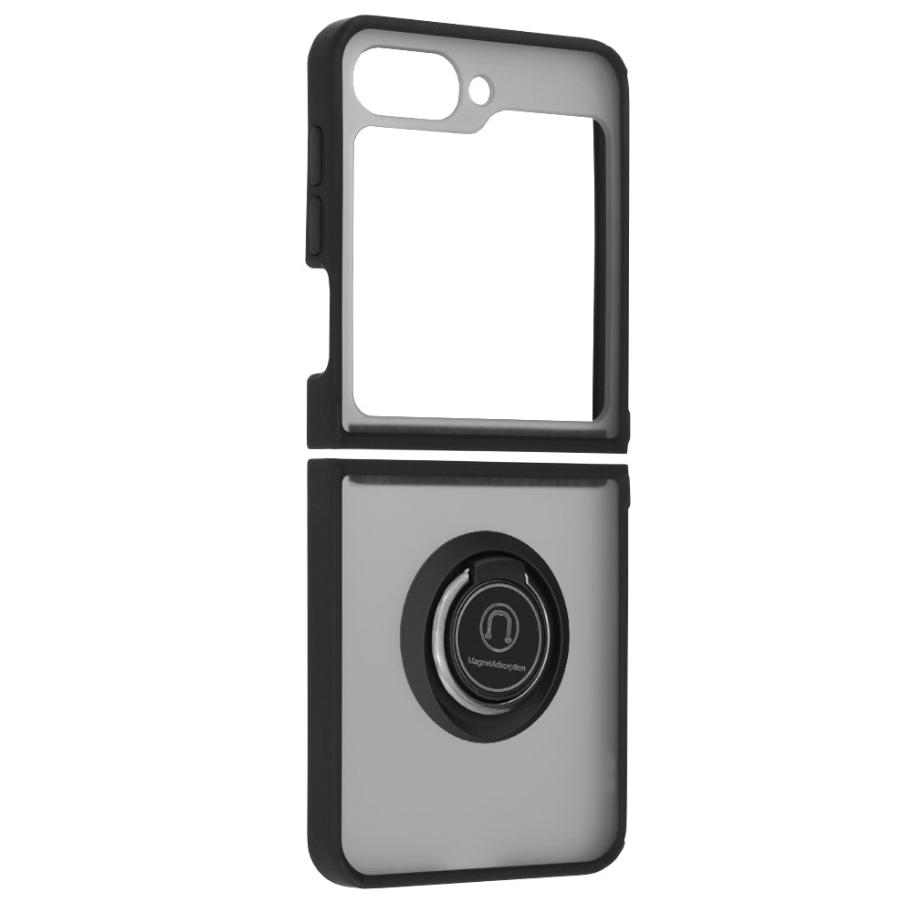 Funda para Samsung Galaxy Z Flip7 FE F761 / Z Flip6 F741, Techsuit, Glinth, Negra