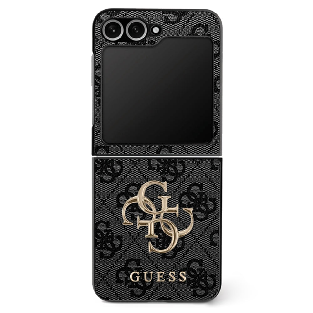 Funda para Samsung Galaxy Z Flip7 F766, Guess, 4G Metal Logo, Negra