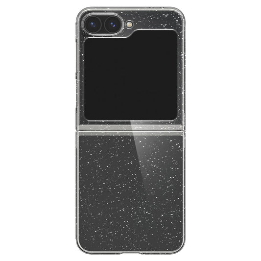 Funda para Samsung Galaxy Z Flip7 FE F761 / Z Flip6 F741, Spigen, Air Skin Glitter, Transparente