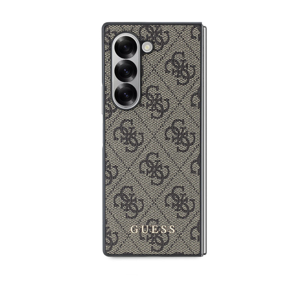 Funda para Samsung Galaxy Z Fold6 F956, Guess, 4G, Marrón.