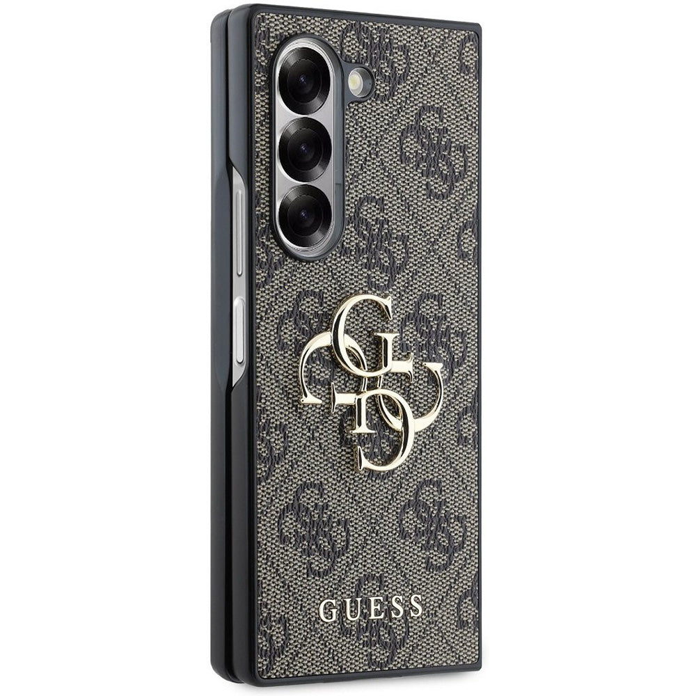 Funda para Samsung Galaxy Z Fold6 F956, Guess, 4G Metal Logo, Marrón