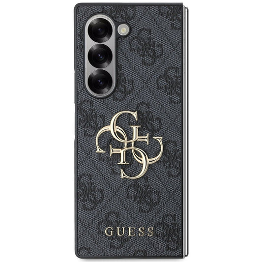 Funda para Samsung Galaxy Z Fold6 F956, Guess, Logo Metal 4G, Negra