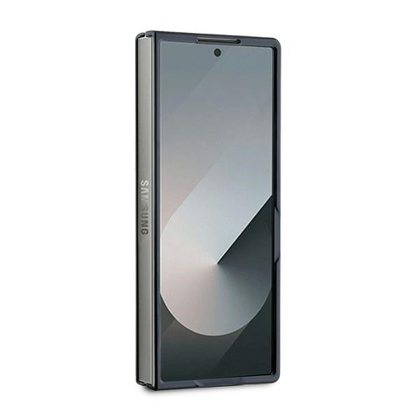 Funda para Samsung Galaxy Z Fold6 F956, Karl Lagerfeld, Saffiano Karl & Choupette Metal, Negra.