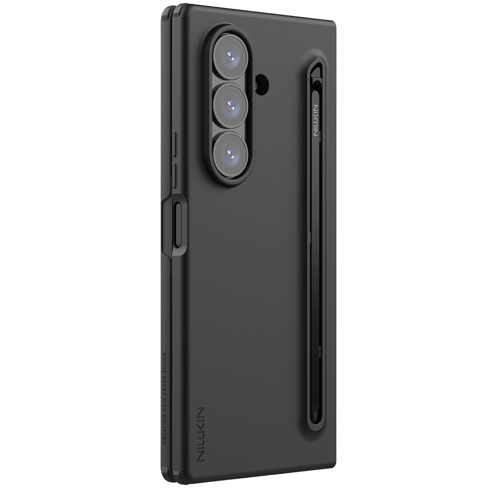 Funda para Samsung Galaxy Z Fold7 F966, Nillkin, Flex Pure con soporte para S-Pen, Negra