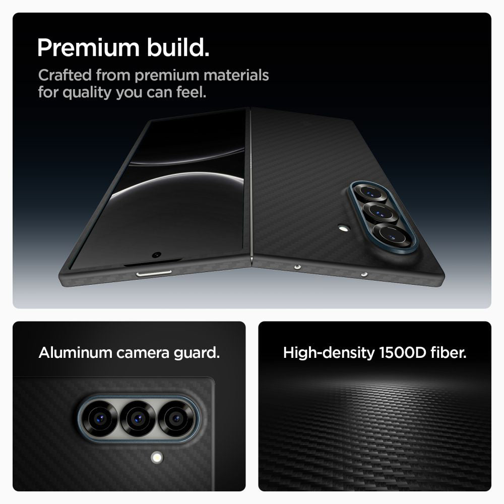 Funda para Samsung Galaxy Z Fold7 F966, Spigen, Air Skin, Negra ACS09555