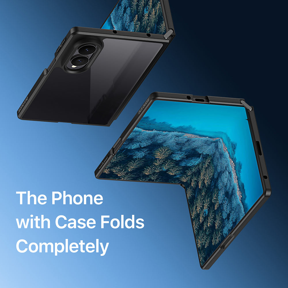 Funda para Samsung Galaxy Z Fold8 F971, DUX DUCIS, Aimo, negra