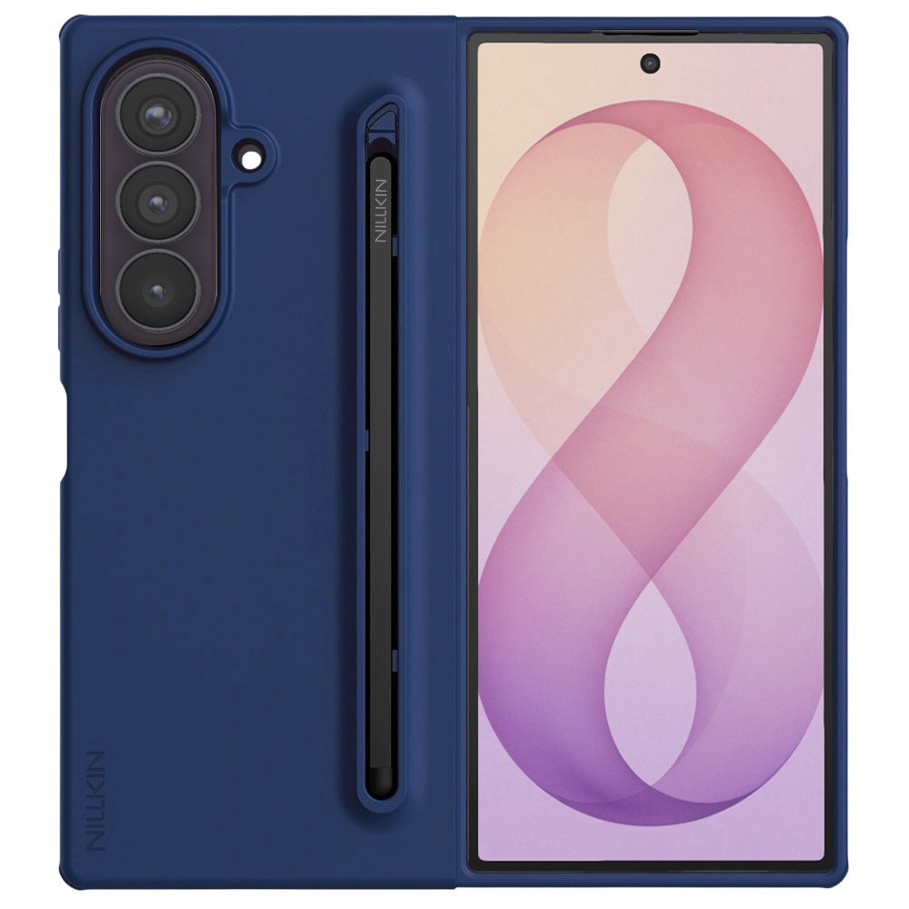 Funda para Samsung Galaxy Z Fold8 Ultra F976, Nillkin, Flex Pure con soporte para S-Pen, Azul
