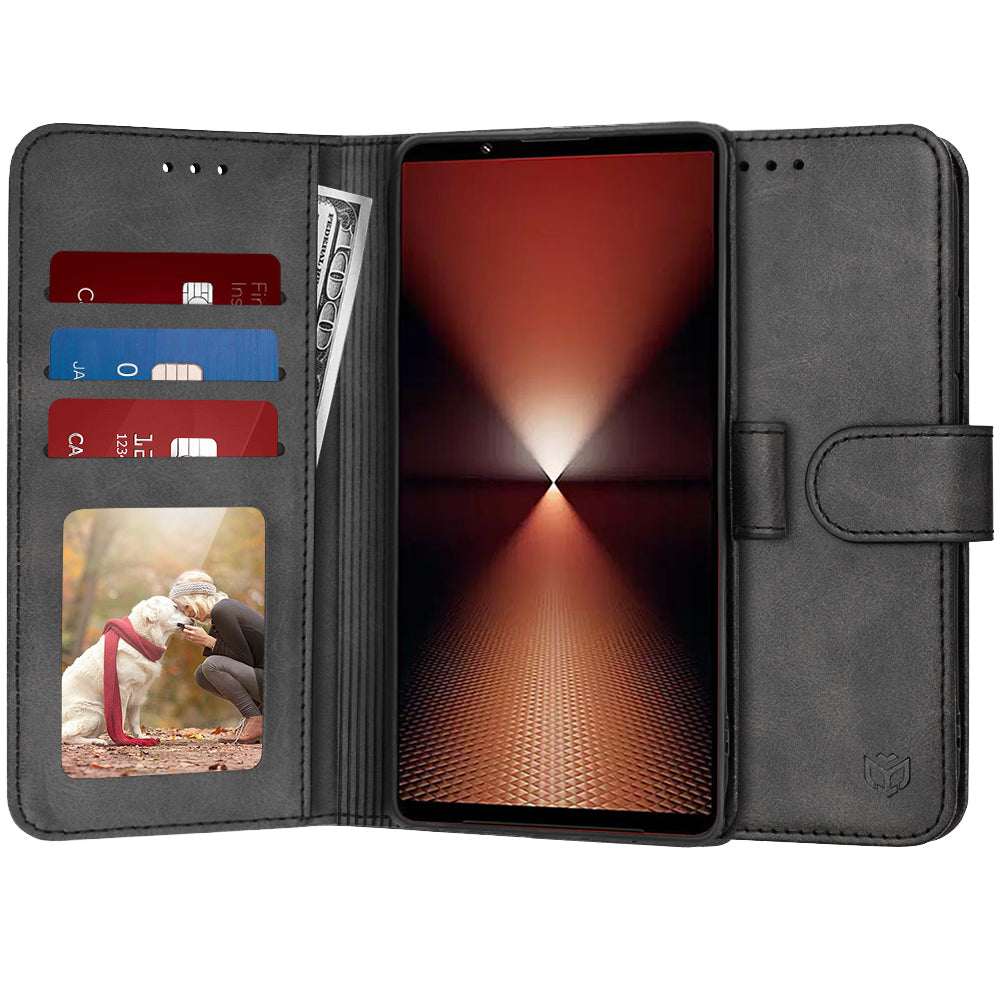Funda para Sony Xperia 1 VI, Techsuit, Diary Book, Negra