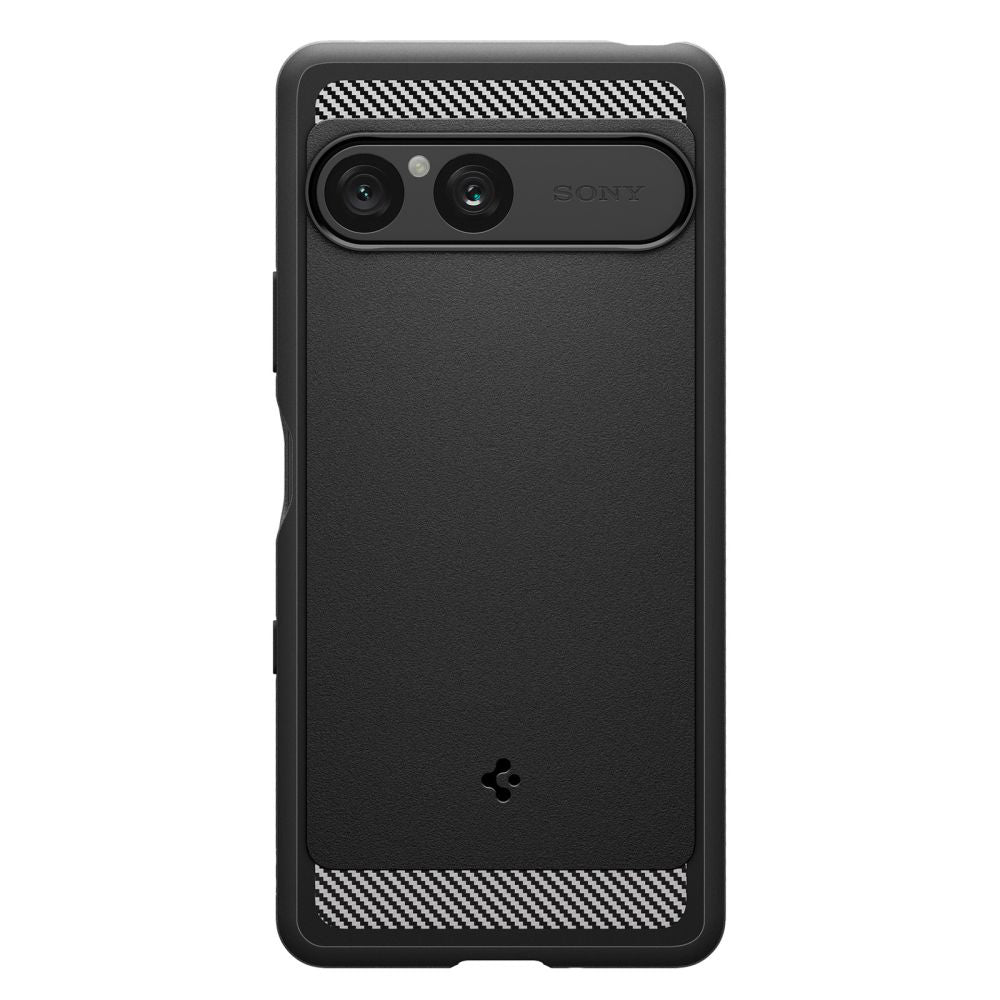 Funda para Sony Xperia 10 VII, Spigen, Rugged Armor, Negra ACS09592