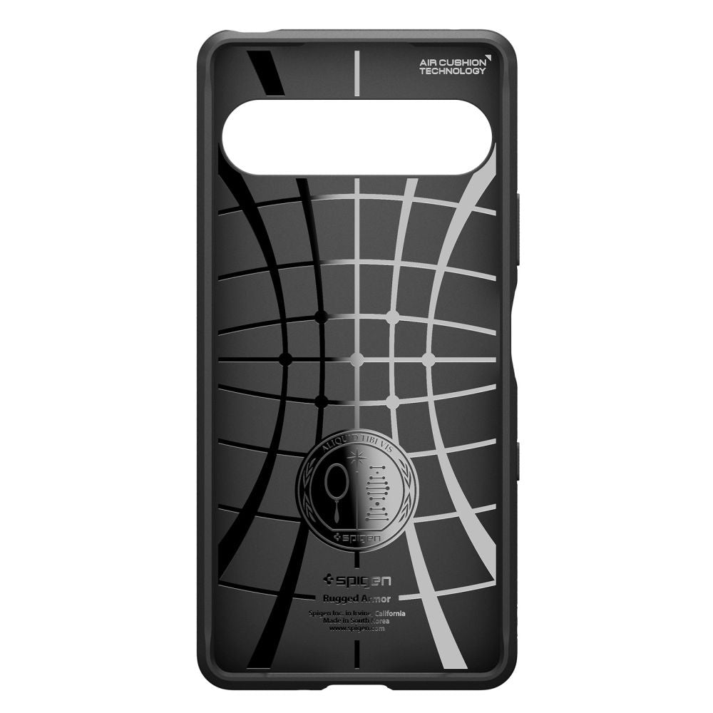 Funda para Sony Xperia 10 VII, Spigen, Rugged Armor, Negra ACS09592