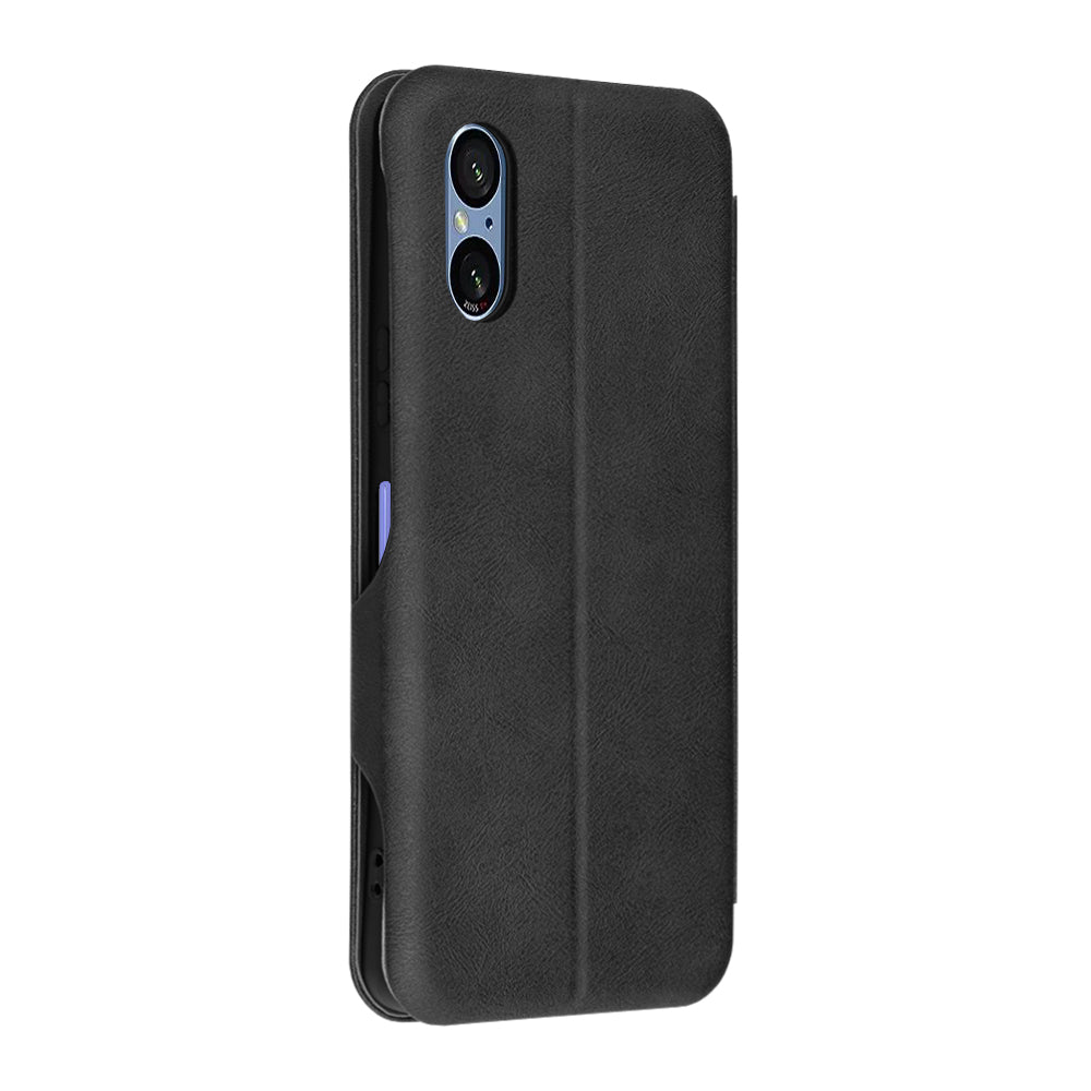 Funda para Sony Xperia 5 VI, Techsuit, Safe Wallet Plus, Negra