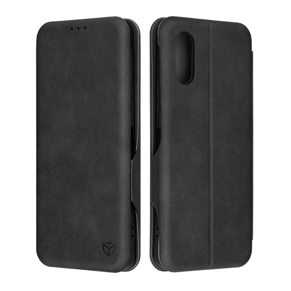 Funda para Sony Xperia 5 VI, Techsuit, Safe Wallet Plus, Negra