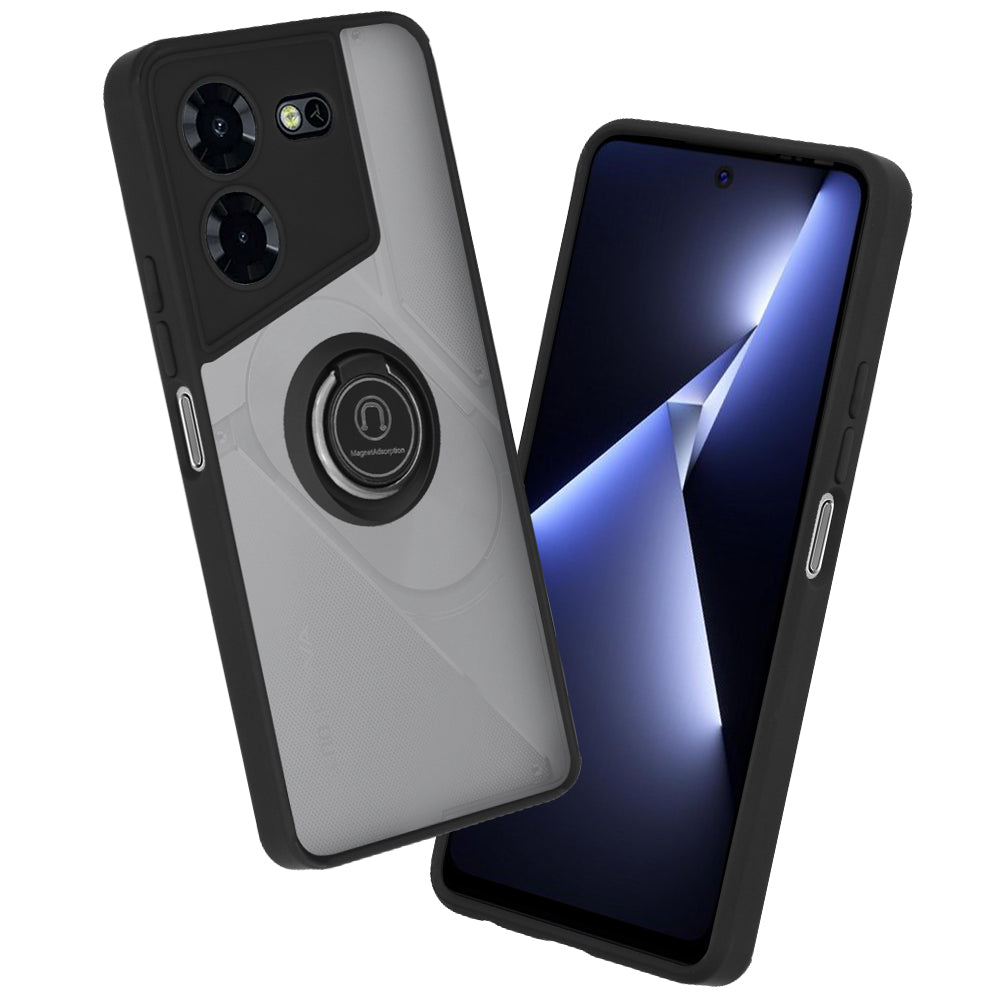 Funda para Tecno Pova 5 Pro, Techsuit, Glinth, Negra