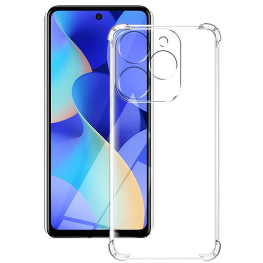Funda para Tecno Spark 20 Pro, Techsuit, Antichoque Transparente, Transparente