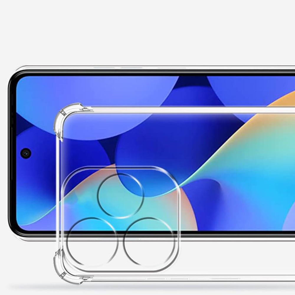 Funda para Tecno Spark 20, Techsuit, Antigolpes Transparente, Transparente