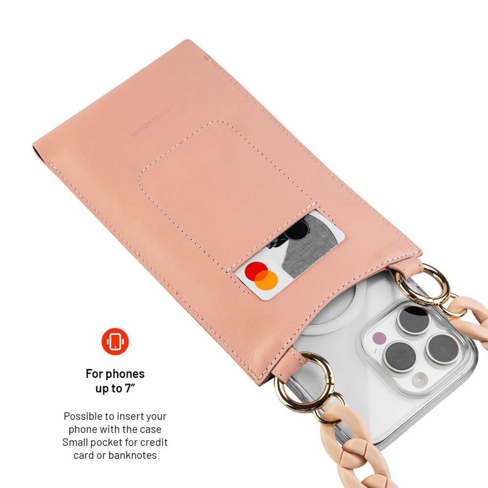 Funda Universal para Teléfono máx. 7 pulgadas, Fija, Venezia, Rosa