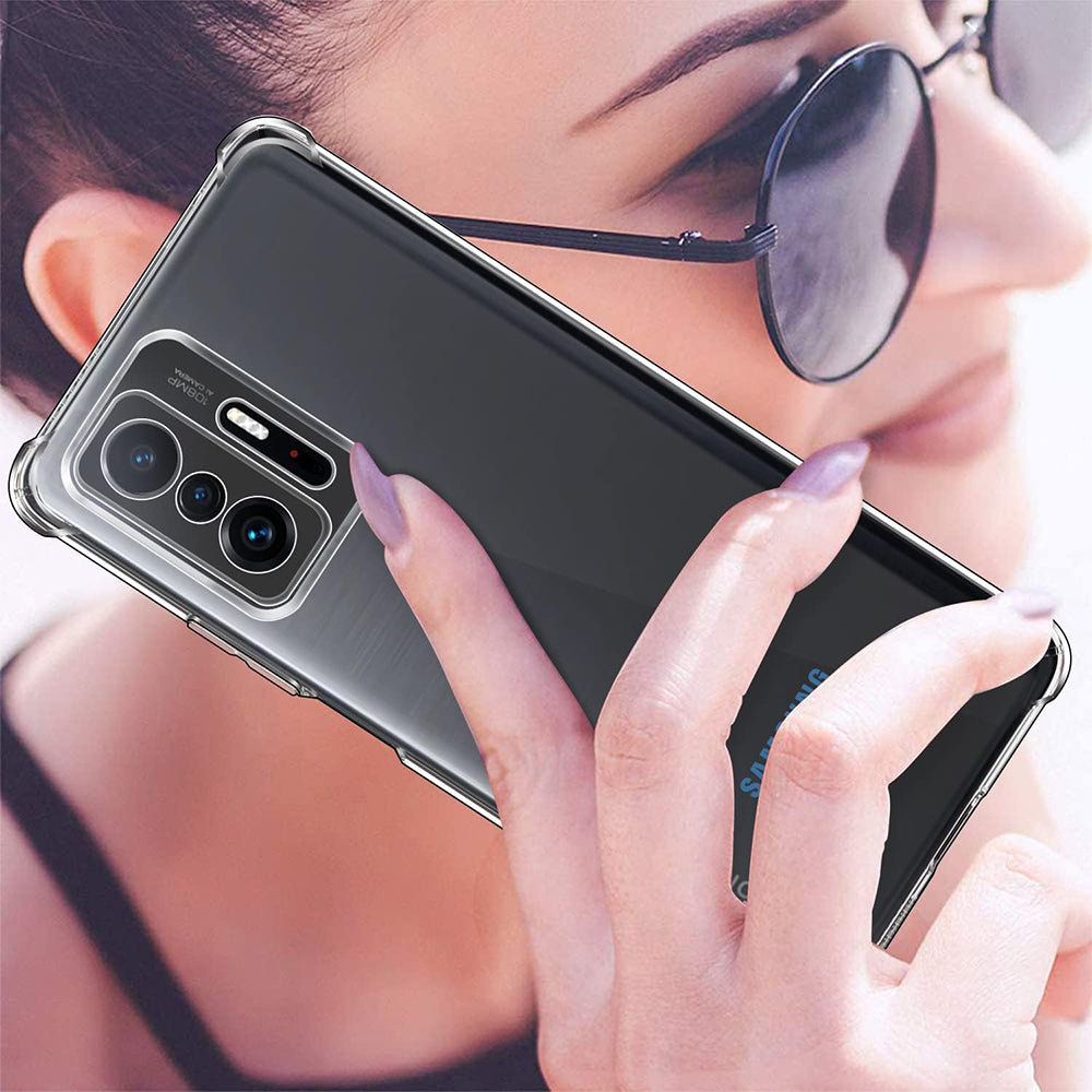 Funda para Xiaomi 11T / 11T Pro, Techsuit, Transparente a prueba de golpes