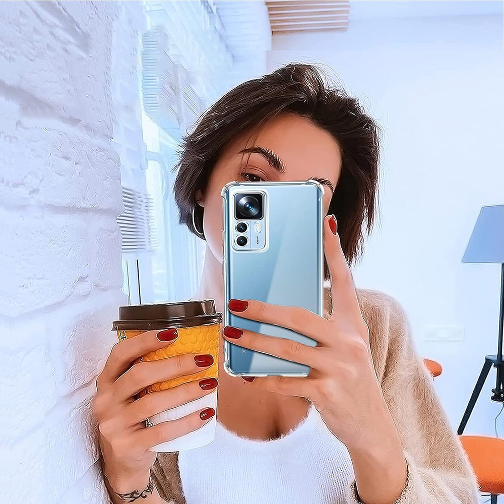 Funda para Xiaomi 12T / 12T Pro, Techsuit, Transparente a prueba de golpes