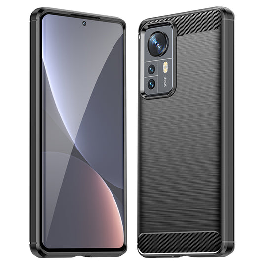 Funda para Xiaomi 12X / 12, Techsuit, Carbono, Negra