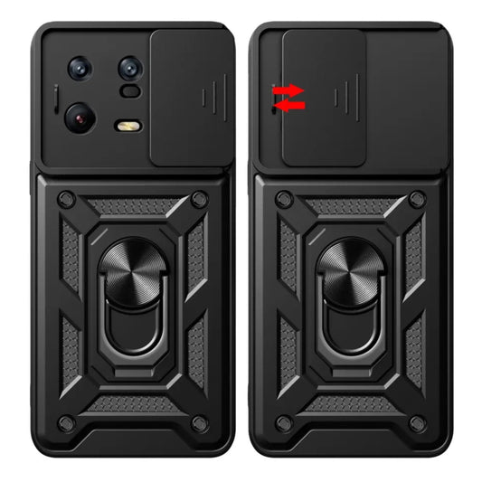 Funda para Xiaomi 13 Pro, Techsuit, CamShield, Negra