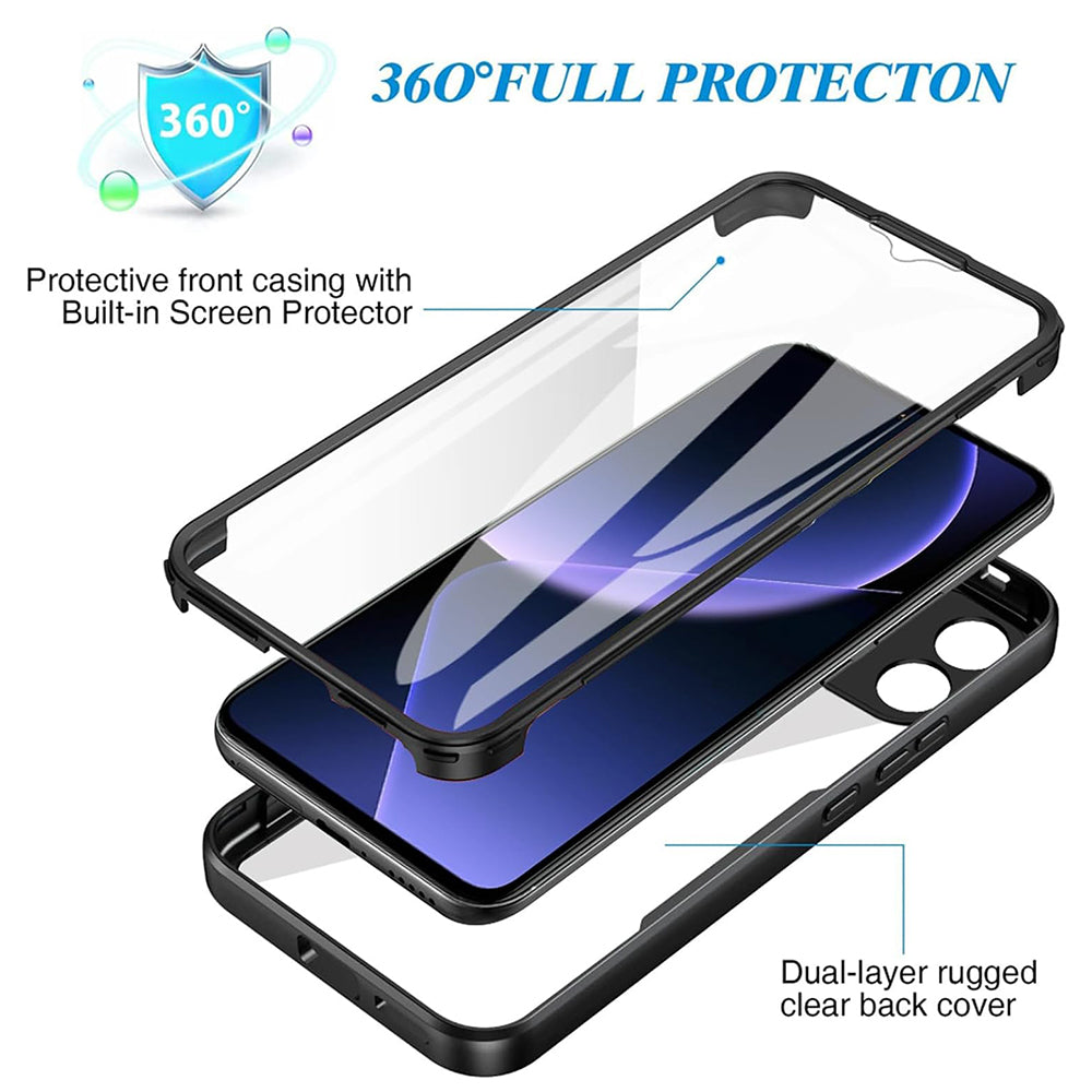 Funda para Xiaomi 13T Pro / 13T, Techsuit, ColorVerse 360, Negra