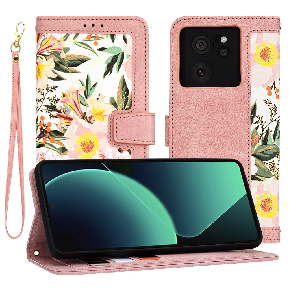 Funda para Xiaomi 13T Pro / 13T, Techsuit, FlipCraft, Rosa