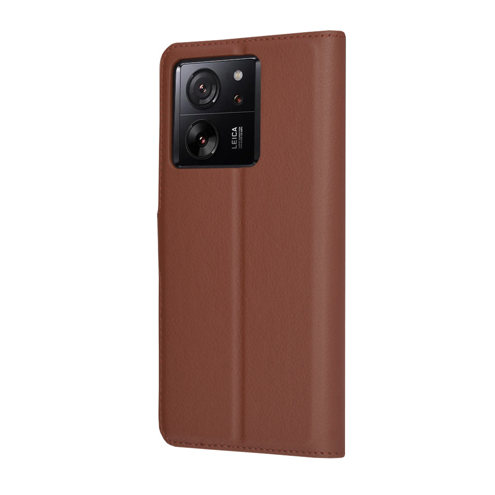 Funda para Xiaomi 13T Pro / 13T, Techsuit, Leather Folio, Marrón