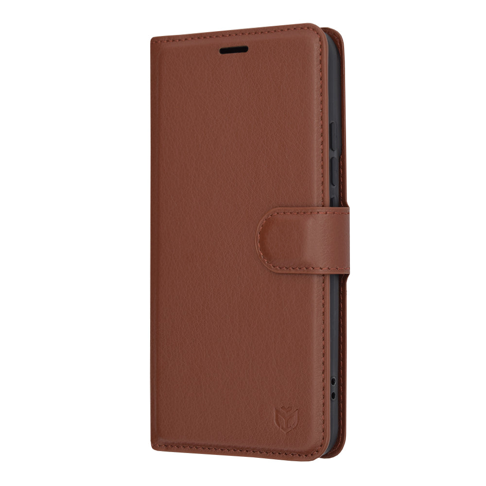 Funda para Xiaomi 14, Techsuit, Leather Folio, Marrón