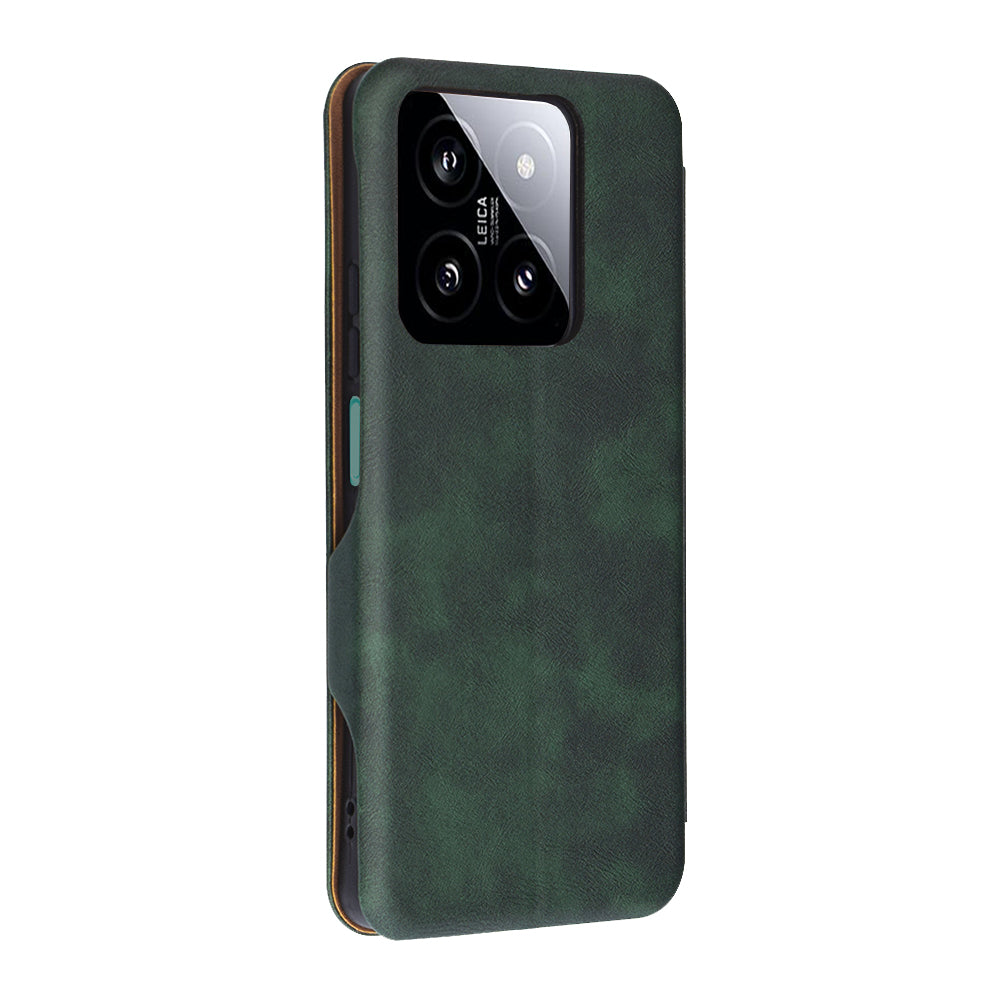 Funda para Xiaomi 14, Techsuit, Safe Wallet Plus, Verde