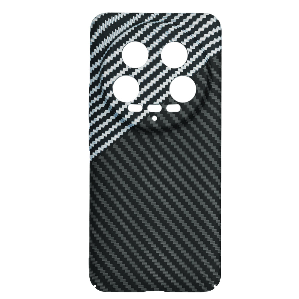 Funda para Xiaomi 14 Ultra, Techsuit, Carbonite FiberShell, Negra Gris